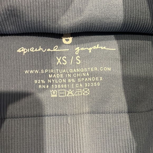 Sold NWT Spiritual Gangster Blue Sports Bra Extra Small/Small Light Support - Picture 4 of 4